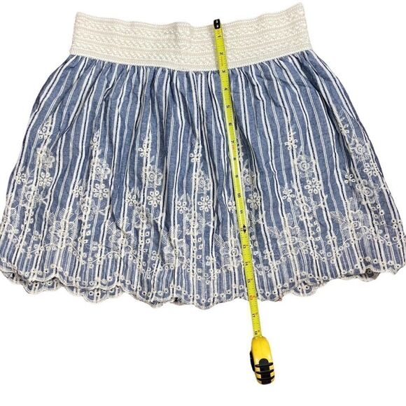 Knit Works denim and lace style skort, size YL, NWOT - Picture 6 of 8